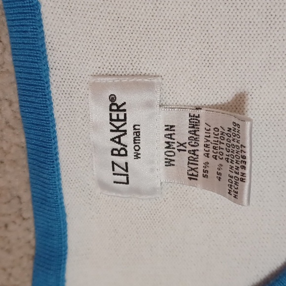 Liz Baker short sleeve striped top - Picture 2 of 7